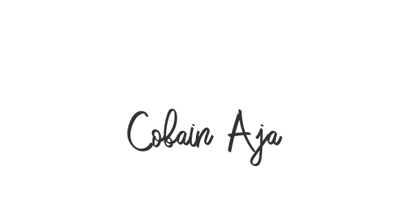 Cobain Aja font thumb